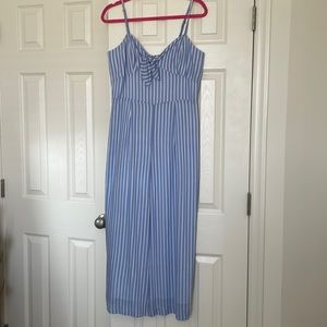 J Crew Striped Jumpsuit